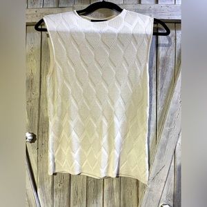 Jones New York very luxury detailed Sweater Shell sleeveless 🌹Nice